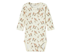 Lil Atelier turtledove bird bodysuit